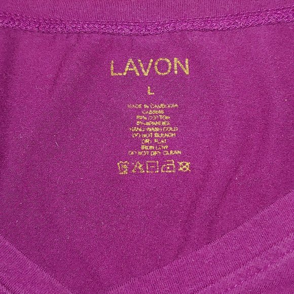 GENTLY USED, LAVON, LONG SLEEVE SHIRT, LARGE!!! - Picture 3 of 3